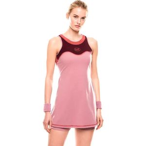 EA7voor vrouwen. 7W000561_AF19155 Tennis Pro Freestyle roze jurk (XXS), Sportief, Tennis/padels, Polyamide, Mouwloos / spaghettibandjes