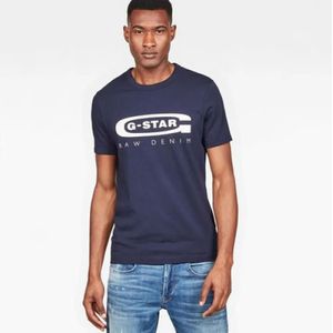 G-Star RAW T-shirt met Logo Donkerblauw