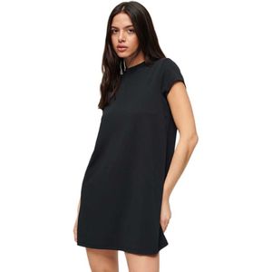 Superdry A-line Short Sleeve Short Dress Zwart XS Vrouw