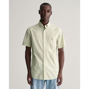 Gant Reg Poplin Overhemd Met Korte Mouwen