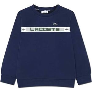 Lacoste Kids Grid Taped Crew Sweatshirt