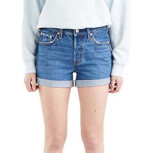 Levi´s ® 501 Denim Shorts Blauw 31 Vrouw
