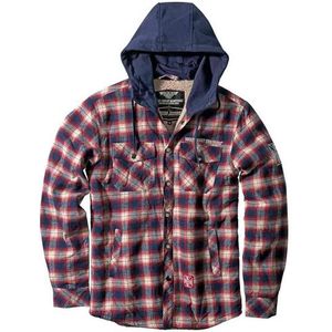 West Coast Choppers Sherpa Lined Flannel Jas