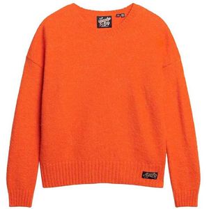 Superdry Essential Crew Neck Sweater Oranje M Vrouw