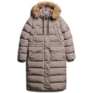 Superdry Everest Faux Fur Longline Jas