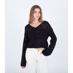 Hurley Easy Times Crochet Trui Met V-hals