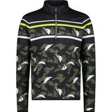 Softech - Fleece - Heren - Hoge Kraag - Rits - Geometrische Print