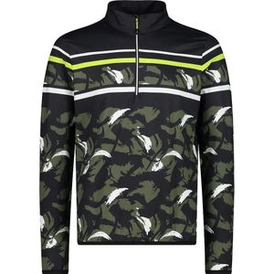 Softech - Fleece - Heren - Hoge Kraag - Rits - Geometrische Print