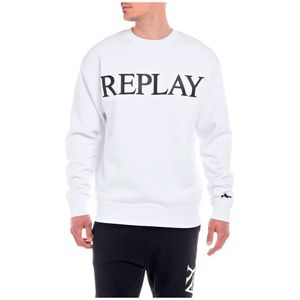 Replay M6527.000.22890p Sweatshirt Wit XL Man