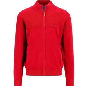 Fynch Hatton Stitch Mix Trui Met Volledige Rits