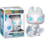 Funko Pop How To Train Your Dragon 3 Light Fury Figure Wit