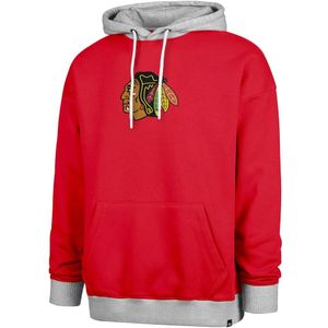 47 Nhl Chicago Blackhawks Patch Drop Shoulder Hoodie