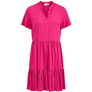 Vila Paya V Short Sleeve Short Dress Roze 40 Vrouw