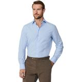 Hackett London - HM3010496 - Formeel Overhemd - Blauw - Katoen - Lange Mouwen