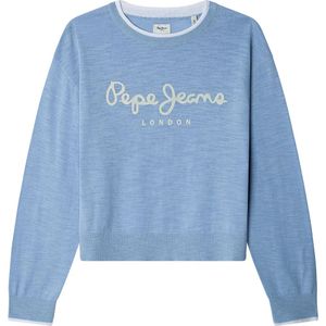 Pepe Jeans - PG701112 - Trui - Blauw - Casual - 100% Duurzaam Katoen