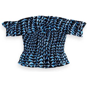 Scotch & Soda Ruffles Dropped Korte Mouw Top