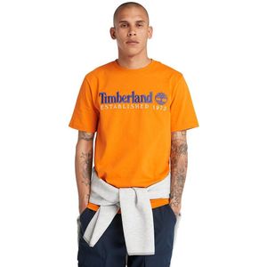 Timberland Est. 1973 Short Sleeve T-shirt Oranje XL Man