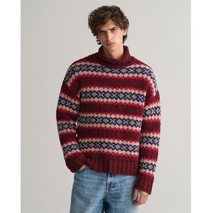 Gant Fair Isle Sweater Rood M Man