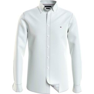 Tommy Hilfiger Flex Mini Print Sf Long Sleeve Shirt Wit 2XL Man