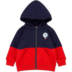 Levi´s ® Kids Badge Full Zip Sweatshirt Rood,Blauw 24 Months