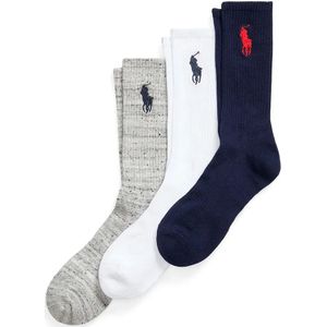 Ralph Lauren - Big Pony - Crewsokken - 3 Paren