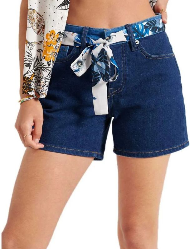 Superdry - Slim-fit Shorts - Dames - Mid-rise - 5-vaks Ontwerp