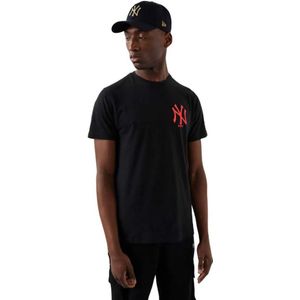 New Era Mlb Foil Bp Tee New York Yankees T-shirt Met Korte Mouwen