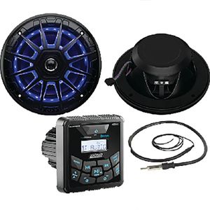 Seachoice 50-72103 Bluetooth In-dash Marine Gauge Digitale Media Am/fm-ontvanger