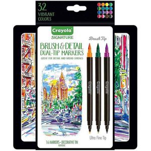 Crayola Details Signature Double Tip Markers 16 Units Veelkleurig