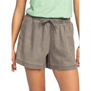 Roxy Lekeitio Grey Denim Shorts Grijs XL Vrouw