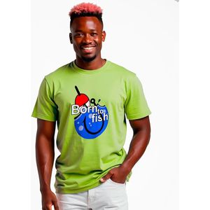 Kruskis Born To Fish Hook T-shirt Met Korte Mouwen