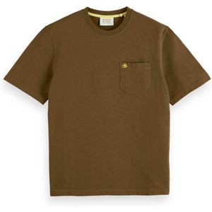 Scotch & Soda 175653 Short Sleeve T-shirt Bruin 2XL Man