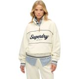 Superdry - Country Club - Sweatshirt - Marine - Halve Rits