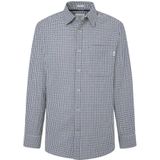 Pepe Jeans - PM308733 - Overhemd - Marineblauw - Katoen - Lange Mouwen