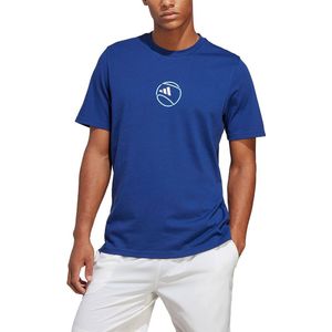 Adidas Cat Short Sleeve T-shirt Blauw XL Man
