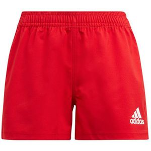 Adidas Rugby 3 Stripes Shorts Rood 13-14 Years