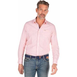 Nza New Zealand Flaxmere Long Sleeve Shirt Roze L Man