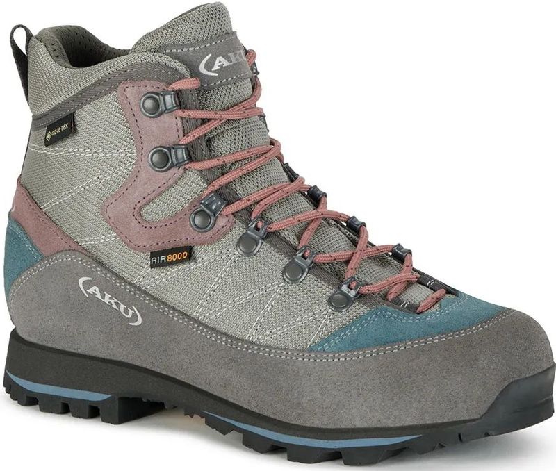 AKU Trekker Lite III WS Wandelschoen - Grijs Blauw - Suede - Gore-Tex