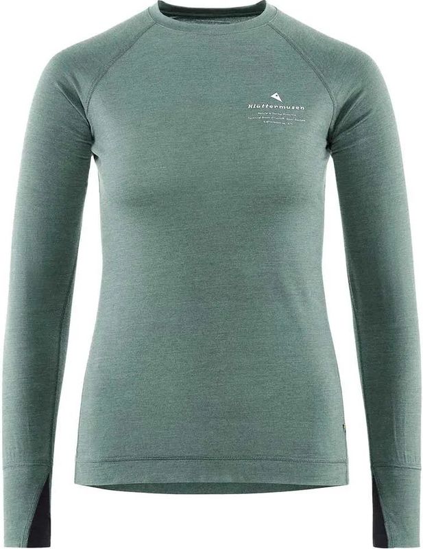 KlÄttermusen Fafne Crew T-shirt Met Lange Mouwen