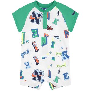 Nike Kids Next Gen Aop Romper Jumpsuit Veelkleurig 6 Months