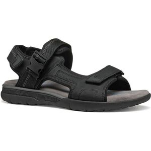 Geox - Spherica EC5 - Sandalen - Zwart - Nubuck-effect - Ademend