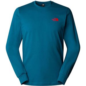 The North Face - NSE Box - T-shirt - Mineral Ink - Lange Mouwen