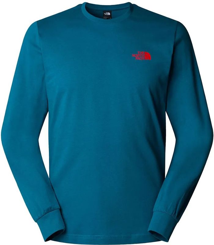 The North Face - NSE Box - T-shirt - Mineral Ink - Lange Mouwen