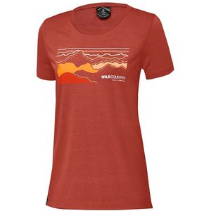 Wildcountry Stamina Short Sleeve T-shirt Rood XL Vrouw