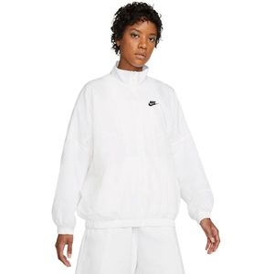 Nike Sportswear Essential Woven Jacket Wit M Vrouw
