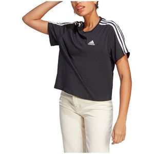 Adidas 3s Cr Short Sleeve T-shirt Zwart XS Vrouw