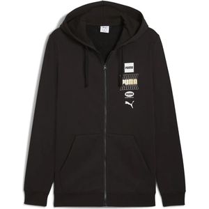 Puma Ess Logo Lab Holiday Sweatshirt Met Rits