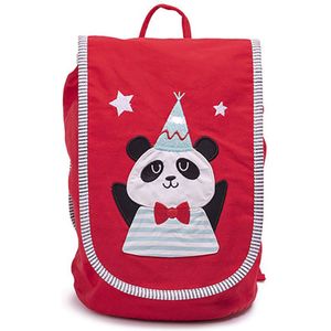 Eurekakids Birthday Panda Backpack Rood