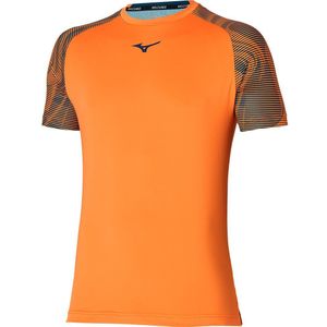 Mizuno Charge Shadow Short Sleeve T-shirt Oranje S Man