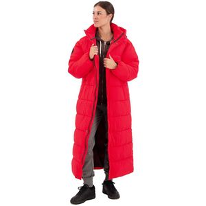 Superdry Code Xpd Cocoon Longline Jacket Rood L Vrouw